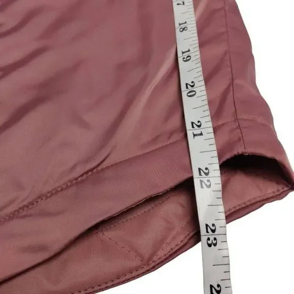 Blush Pink Satin Bomber Jacket New Women's XXL - Picture 8 of 10